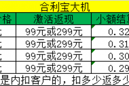 合利宝代理政策