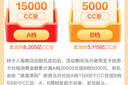 建行叠加CC豆活动连续两期300元大毛！