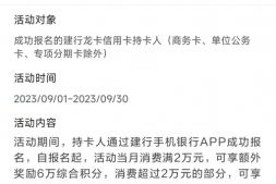 20万积分大活动,还有每月100元羊毛新卡!