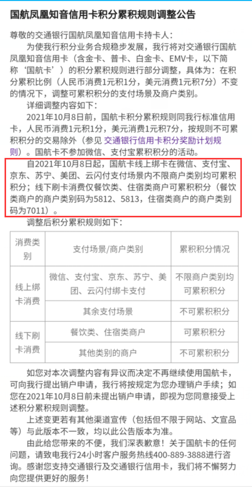 这家银行积分政策变化需要关注一下！