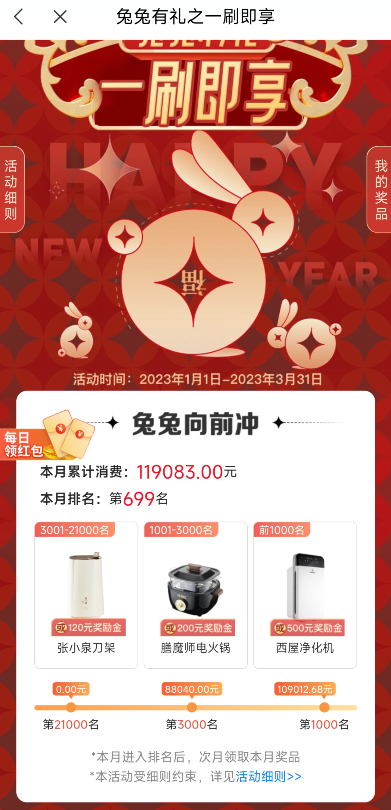 中信返现3000元，快来看看！还有叠加11倍积分！