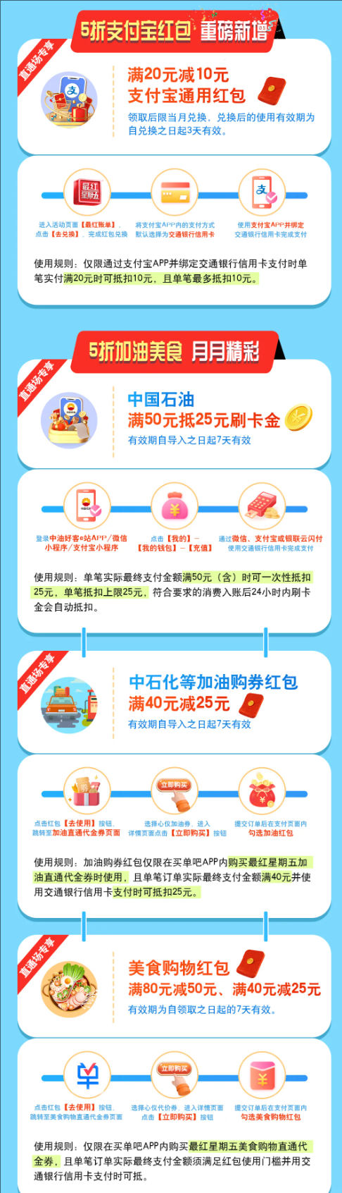 交行最红星期五活动升级！