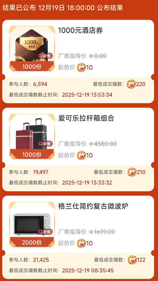 战况激烈,招行鲤迎新年第一轮结果出炉! 战况激烈,招行鲤迎新年第一轮结果出炉!