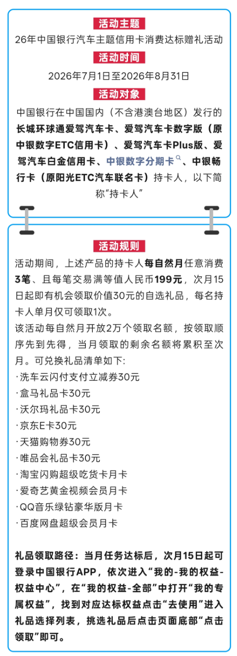 中行三个活动叠加真不错! 中行三个活动叠加真不错!
